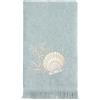 Avanti Linens - Asciugamano in cotone morbido e assorbente (collezione Sabbia conchiglie) 45,7 x 28 cm