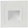 V-TAC VT-1128 Lampada segnapasso LED 3W applique da parete quadrato bianco IP65 bianco caldo 3000K - SKU 10376