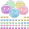 Beavorty 50 Pezzi Capsule Rotonde Vuote Capsule Riempibili Giocattoli Gumball Macchine Contenitori di Plastica Palline Sorpresa Lotto Palla Di Gioco Palle Di Tombola Piccoli Contenitori Colorati