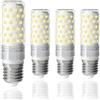 LUTW Lampadina LED E27 Mais, Luce Fredda 6000K, 10W 1510LM Lampadine LED Equivalenti a 130W Alogena, Lampadina E27 a Vite Edison per Lampadario, AC 220-240V, Non Dimmerabile, 4 Pezzi