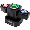 Areyourshop Moving Head Lead Light Rotating Disco Ball Beam Strobe Remote DMX Stage Light
