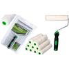 ToolSpace 10 Pezzi Rullo per Pittura - 15 cm Rulli Set Microfibra con Pelo Lungo - Rulino per Verniciatura Verniciare - Ricambio con Manico per Porte - Kit Pitturare Pareti Interni Esterni - Superfici