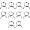 sourcing map Fascette stringitubo a molla a doppio filo, 20 pezzi in acciaio inox 304, diametro interno 9 mm, adatto per tubi da 9,7 mm-10,5 mm OD tubo carburante tubo in silicone clip a molla