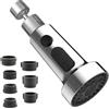 Chuainxin Prolunga Rompigetto Rubinetto Cucina 360° Girevole, M24/22 Aeratore Rubinetto, Doccino Soffione per Lavandino, Filtro Rubinetto con 3 Modalità, Estensione Filtri Aeratori per Rubinetti con Adattatore