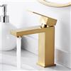 ARCORA Rubinetto per lavabo in acciaio inox 304, dorato