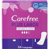 Carefree Salvaslip Plus Large Fragranza Leggera 64 pezzi 240 g