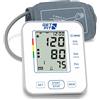 Get Fit Misuratore Di Pressione Sanguigna - Sfigmomanometro Digitale Da Braccio per Frequenza Cardiaca - Lettore Elettronico, 99 Slot Di Memoria 2 Utenti - Bracciale Grande, Lcd - Bianco - 35-52cm