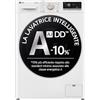 LG AI DD F4R7010TSWG Lavatrice 10kg, a Carica Frontale, Serie R7, Lavatrice Classe A -10%, 1400 giri, TurboWash 360, Vapore su 7 Programmi, Wi-Fi, Libera installazione, Bianca