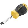 Stanley Cushion Grip™ Stuby - Cacciavite a punta svasata, 6,5 x 45 mm, realizzato in acciaio al cromo vanadio ad alta resistenza con punta magnetica in ossido nero