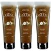 Perlier Thai Coco Doccia Scrub Levigante - Con Granuli Naturali di Cocco - Detergente Esfoliante Corpo per Pelle Morbida e Luminosa - Flacone da 250 ml (3 Unità)