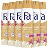 Fa Deodorante spray Oriental Moments con il delicato profumo di rosa del deserto e legno di sandalo, protezione 48h, 6 x 150 ml