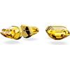 Swarovski Lucent Orecchini a Lobo, con CristalliSwarovski Topazio, Placcati in Tonalità Oro, Giallo