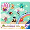 RAVENSBURGER PUZZLE- Animali Ravensburger 03144-Puzzle per Bambini a Partire dai 2 Anni in su, Puzzle in Legno con 9 Pezzi, 03144