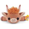 Hug-A-Lumps (medium di ZURU, peluche ponderato coccoloso e schiacciabile, High land cow(Holly)
