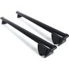 Farad - Barre portatutto New Iron in acciaio con kit Hilo compatibile con PEUGEOT RIFTER 5 porte anno dal 2024> con corrimano basso (railing integrati)