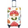 Kaifanee Copertura elastica per bagagli da viaggio, copertura per valigia, copertura antigraffio per bagagli da 18-32 pollici, Fungo, S(18-22 Suitcase)