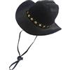 Generico Cappello da cowboy per cane,Cappello per cane | Cappello da cowboy traspirante per gatti | Comodi cappelli cosplay per costumi da cowboy, costumi di Halloween per cuccioli per cani e gatti di piccola