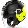 AIROH CASCO HELIOS FLUO BLACK/YELLOW GLOSS S