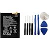 Audiosystem Batteria Compatibile Per Asus Zenfone Max Plus 4130mah Zb570tl X018d C11p1611 M1 Con Kit Attrezzi Per Montaggio Batteria