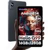 Headwolf FPad6 Tablet 8 pollici, display 2560 x 1600, Helio G99 Octa-core, 16 GB + 128 GB (2 TB), 16 MP/8 MP, 6500 mAh, Widevine L1 Android 14 (Aggiornamento Android 15) Tablet con SIM, 4G LTE/5G WiFi