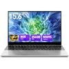 Tuonoyee PC Portatile 15,6 Pollici Win11 Computer Portatile, 8GB RAM 256GB SSD, Processore Celeron N5095 Quad-Core fino a 2.9 GHz, Tastiera Retroilluminata,Sblocco con impronta digitale,USB3.0,HDMI