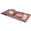Viterbo Biancheria Copritavolo Tovaglia Runner Striscia Coppia Cuscini Arredo Teste Di Moro Disegno 7 in Gobelin Jacquard Made in Italy (Runner 40x100Cm (7640))