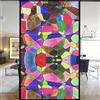 Lumanduo Finestre Film Privacy Vetro Colorato Adesivi per Finestre Statico Aggancio Decorativo Smerigliato Pellicola per Finestre UV Bloccaggio Tenui Colori Coperture Finestre (C,60x120cm WxH)