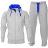 Generic Tuta Uomo Completa Invernale Felpata Completi Felpa Con Cappuccio E Pantalone Due Pezzi Tuta Sportiva Felpata Invernale Tuta Tute Uomo Saldo