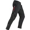 Leggings Uomo 3/4 Ciclismo | Nylon E Spandex | Traspiranti E Riflettenti | Con Fodera 3D