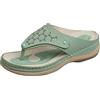 MJGkhiy Ciabatte Donna Estive Ortopediche Antiscivolo Zeppa Infradito Sandali Comode Supporto Arco Plantare Flip Flops Doccia Spiaggia Piscina Aperte Mare Leggere Eleganti Pantofole con Plateau