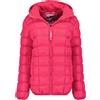 Canadian Peak Bambolineak Lady - Parka Longue Epaisse Chaude Femme Automne Hiver - Manteau Fin Capuche Fausse Fourure - Blouson Coupe Vent - Doudoune Elegante Femmes (Fuchsia XXL)
