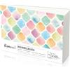 Koncci Carta Acquerello - 40 Fogli - A5 (14.8x21cm) - Carta pressata a freddo - Senza acidi - Bianco naturale - Incollata - 300 g/m² - Adatta per acquerello, gouache e altre tecniche miste