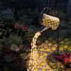 CECOMBINE Annaffiatoio Luci Solari da Giardino Esterno, Luci Giardino Impermeabili con Gancio, Lampada Solare LED Lampada da Sospesa Decorazione Lampioni Solari da Adatto per Giardini Cortili