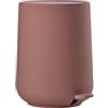 Zone Denmark Nova - Pattumiera da bagno, diametro 23 cm, altezza 29 cm, capacità 5 litri, colore: rosso