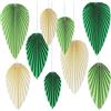 SUNBEAUTY 9 Ventaglio di Carta Fogliare, Decorazioni per Feste di Nozze, Decorazioni per Feste Verdi, per Matrimoni, Compleanni, Feste, Decorazione da Tavolo, Classroom Baby Shower Backdrop Garland