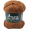 BORGO DE' PAZZI FIRENZE 10 Gomitoli Cotone (Marrone) da 50g, Filati Cotone per Uncinetto e Ferri, Per Maglieria Fai da Te, Filato per Uncinetto e Ferri Made in Italy, BORGO DE' PAZZI FIRENZE
