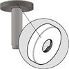hansgrohe rosetta, 92122340, Universal nero cromato spazzolato [Rubinetteria Bagno > Ricambi Rubinetteria Bagno]