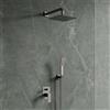 OMNIRES PARMA sistema doccia, miscelatore monocomando, SYSPM21IN, PARMA nichel spazzolato [Rubinetteria Bagno > Sistemi Doccia da Incasso]