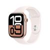 Apple - Watch Series 10 Gps 46mm Alluminio-oro Rosa - Sport Band Rosa M/l