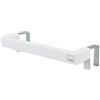 Yamazaki 2853 TOWER Towel Hanger, white, Steel, 19 x 6~7 x 4 cm