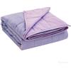 Satwip Cooling Weighted Blanket 15 lbs Cool Moire Jersey Bed Blanket Twin Size for Hot Sleeper with Soft Breathable Sanded, 48 x 72 inches, Purple