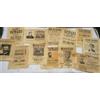 Collectible Badges Wetekit Set di 12 poster ricompensa Old West Wanted di badge da collezione