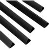 PATIKIL Barre Rilegatura 15mm Formato A4 120 Fogli Nero 10Pz | Dorsi Plastici Rilegaturav, Capacità Raccoglitore Rapporto, Raccoglitore Presentazione Triangolare, Copertina Rapporto