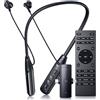 VidalKraft Microfono wireless per iPhone & Android, set di microfoni radio con mixer remoto, monitor in-ear, riproduzione musicale Bluetooth e voce-changer, microfono cellulare all-in-one per podcast
