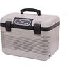 Generic Frigorifero per auto, congelatore portatile, frigorifero per auto da 19 litri, mini frigorifero, adatto per camion, camper, barche e campeggio (colore: grigio, dimensioni: 12v110v220v)
