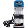 wanwanper Trimmer per fresa superiore, 2000 W, strumento di router, 6 velocità variabili, ad alta precisione, per truciolare, pannelli MDF, legno duro, legno tenero (blu)