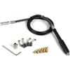 Kochenty M19x2 Albero Flessibile per Incisore Accessori per Utensili Rotanti Trapano Albero Flessibile con Mandrino per Mini Trapano