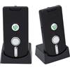 ciciglow Citofono Vocale Bidirezionale, unità di Campanello 410M a 490M Wireless Vivavoce Ad Attivazione Vocale per Anziani Domestici, Portata 1000 M (BLACK)