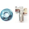 TLDSHOP® Rubinetto a sfera lavatrice - Carico Acqua - Rubinetto sotto lavandino - 1/2 x 3/4