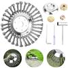 smtfcty Testina Decespugliatore Spazzola 150 x 25,4 mm Spazzola Erbacce Disco, Spazzola Erbacce Disco Tosaerba Spazzola per Curare da Giardino Decespugliatore, Trimmer Professionale